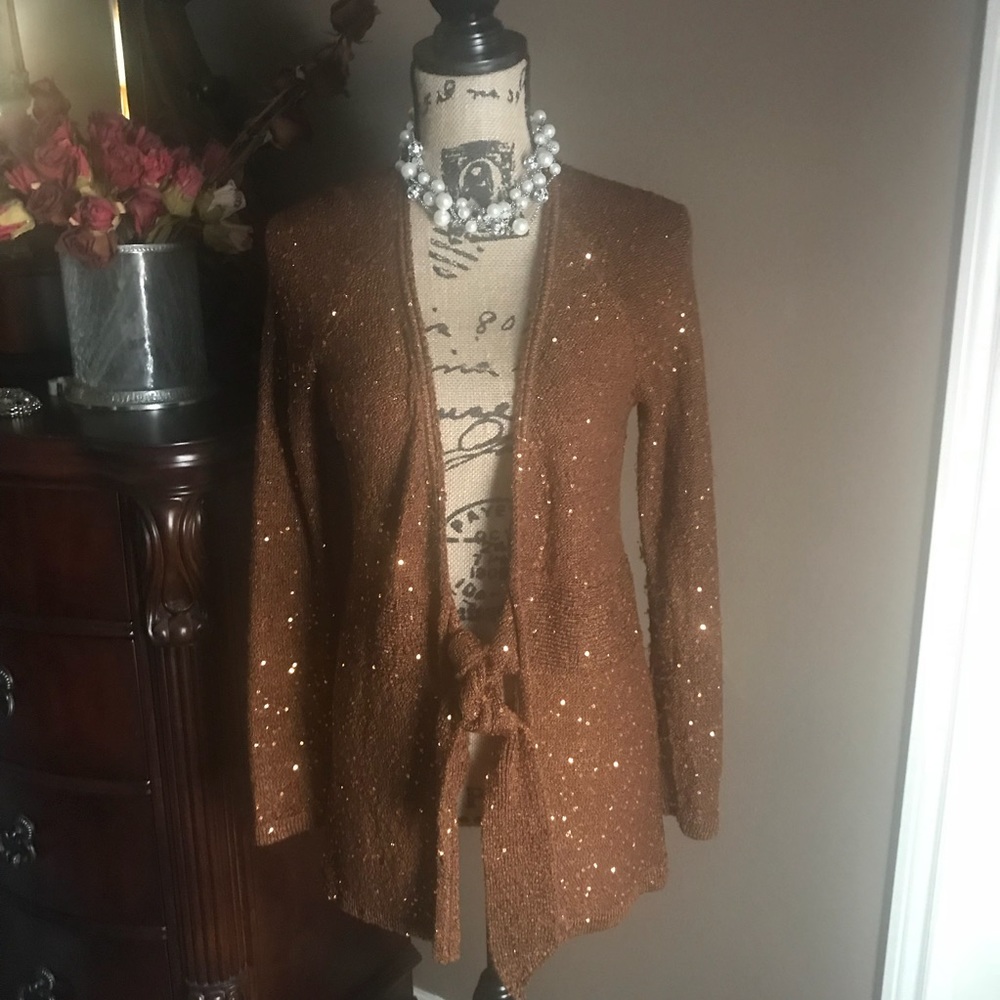 REDUCED‼️ INC Bronze Cardigan